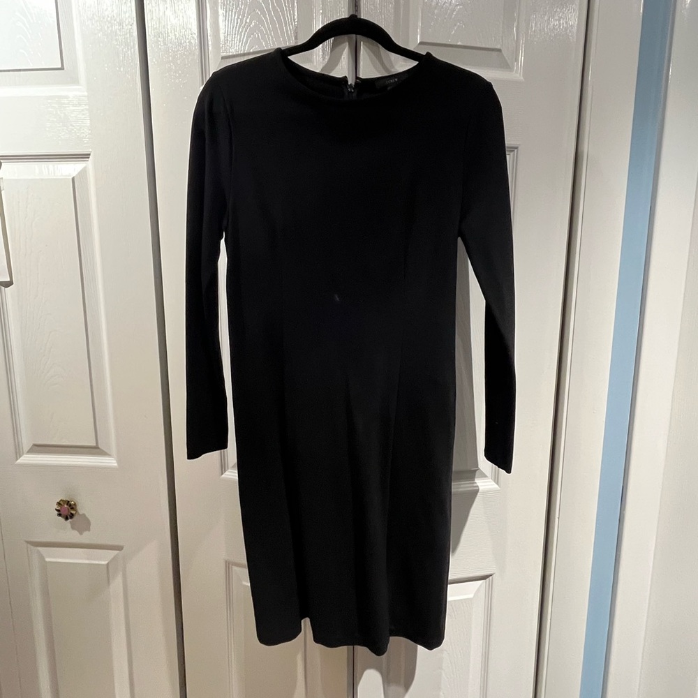 Elegant Black Long Sleeve Dress